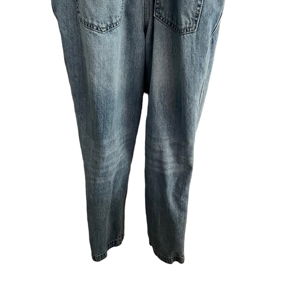Free People We The Free Denim Overalls size 25 Distressed Blue - Picture 7 of 9